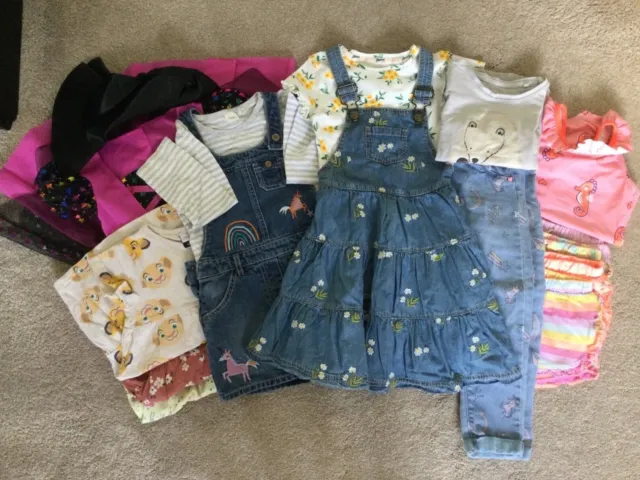  Girls Summer Clothes Bundle Age 3-4 Years, Next, Debenhams, M&Co…Good Cond.