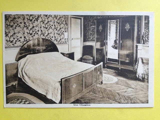 cpa 95 CHATEAU VIEUX de GROSLAY Val d'Oise HÔTEL RESTAURANT PENSION Une Chambre