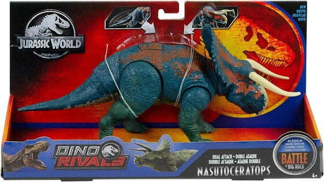 JURASSIC WORLD DINO Rivals Nasutoceratops / Mattel 2018 EUR 124,99 ...
