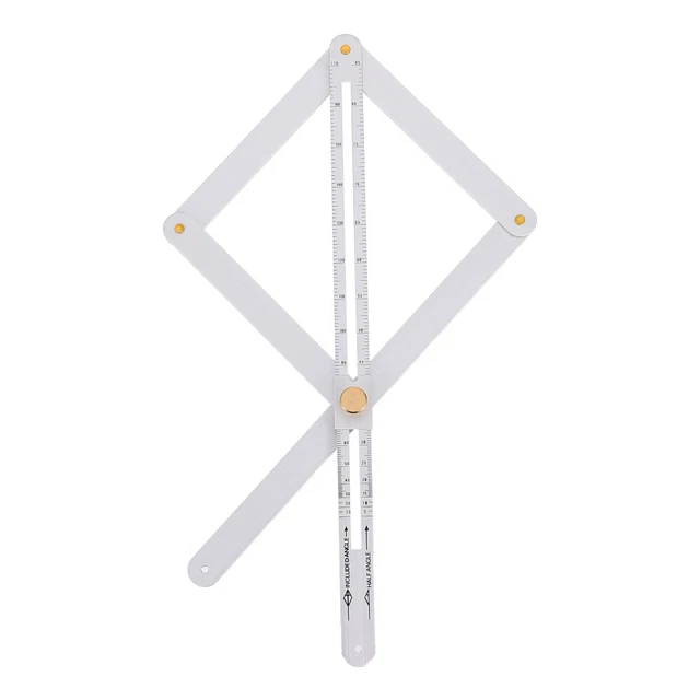 Righello Endodontico Per Dita 35 Mm – Strumento Di Misura In Alluminio Per Canali Radicolari, Scala Millimetrica, Colore Blu