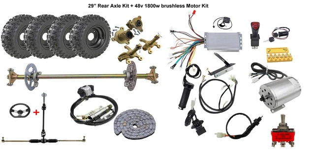 Kit Conversion Moteur Brushless 48V 1800W Pour Go Kart, Scooter, Vélo électrique - Neuf Boma
