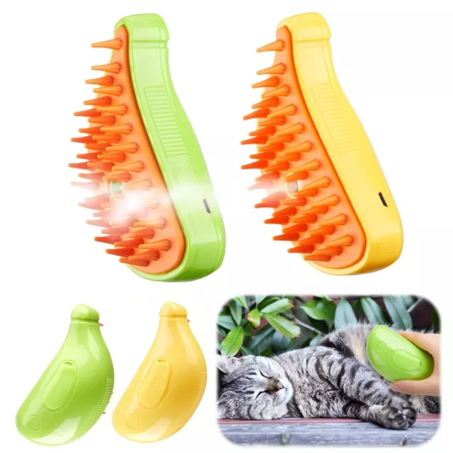 3 In 1 Dog Cat Steam Brush Pet Electric Spray Massage Comb Pet Hair Removal Comb