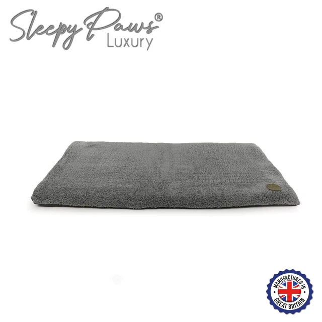 Ancol Sleepy Paws Flat Pad 107cm x 69cm Grey, Size XLarge, Dog Beds, 558395