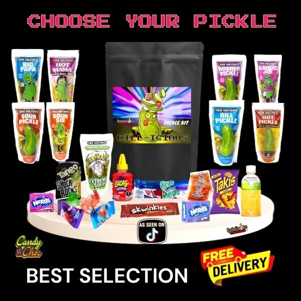 Van Holtens Takis Pickle Kit Lucas rotolo camoscio stride nerd caramelle scoppiettanti