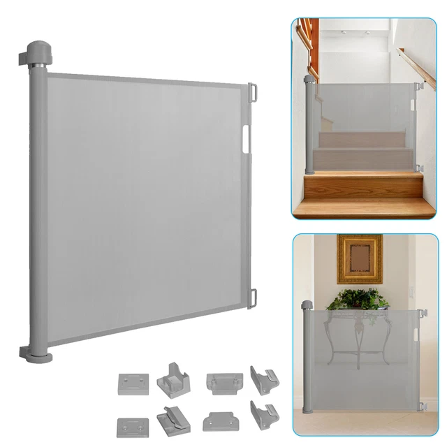 0-150cm Treppenschutzgitter Absperrgitter Ausziehbare Türschutzgitter Ausziehbar