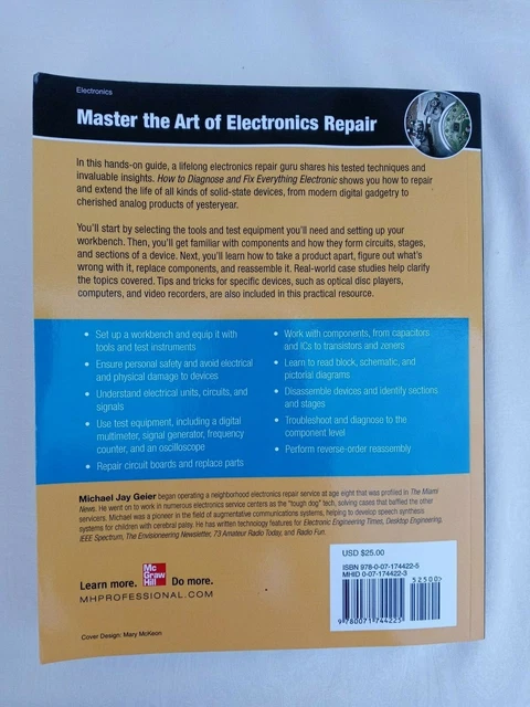 HOW TO DIAGNOSE and Fix Everything Electronic By Michael Jay Geier $41. ...