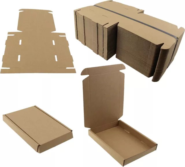 100 x C6 A6 SIZE BOX LARGE LETTER STRONG CARDBOARD SHIPPING MAILING POSTAL Brown