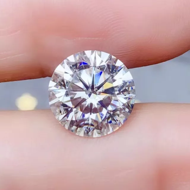 Moissanite Diamante G Color rotonda Forma 3mm-11mm VVS1 con certificato