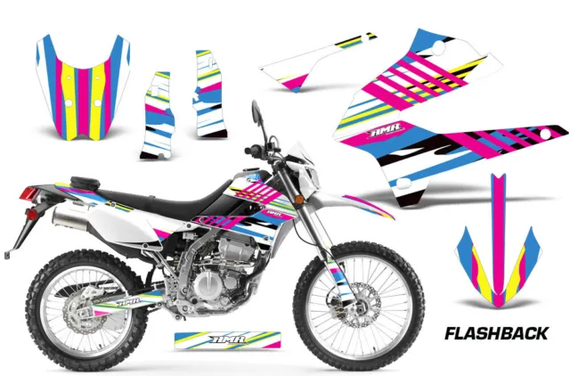 Dirt Bike Decals Graphics Kit Sticker Wrap For Kawasaki KLX250 08-18 FLASHBACK