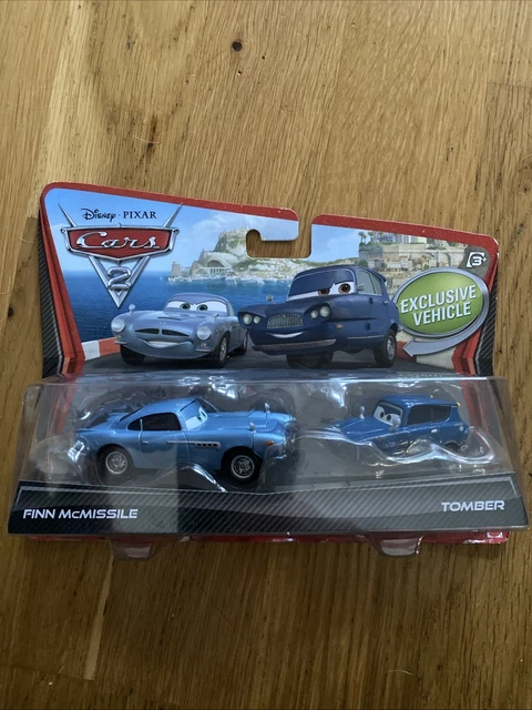 DISNEY PIXAR CARS 2 Finn McMissile & Tomber Nuevo En Caja Diecast