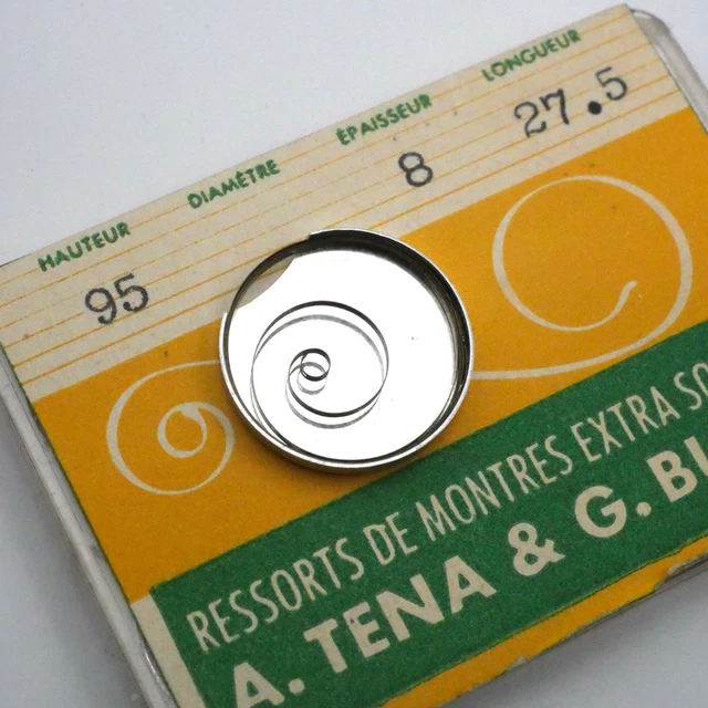 Ressort Barillet Pour Montre Zenith 18-28 – Pièce De Rechange Neuve Sans étiquette