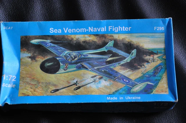 Maquette SCAT 1: 72 SEA VENOM naval fighter Maquette SCAT 1: 72 SEA VENOM naval fighter