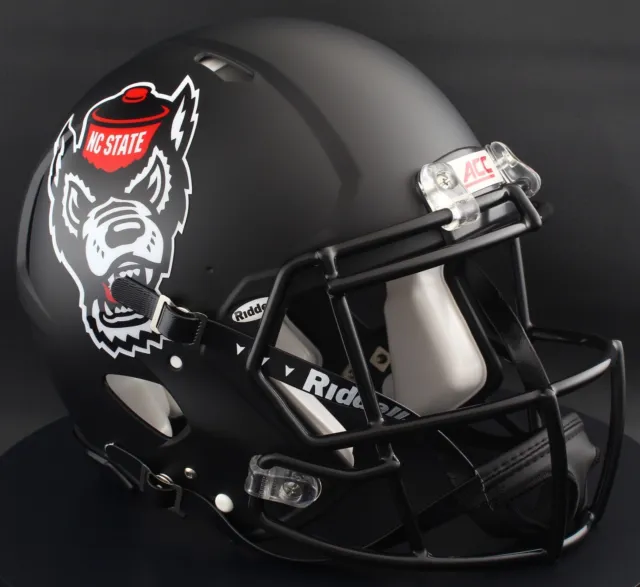 NC STATE WOLFPACK NCAA Riddell Speed Full Size AUTHENTIC Football Helmet