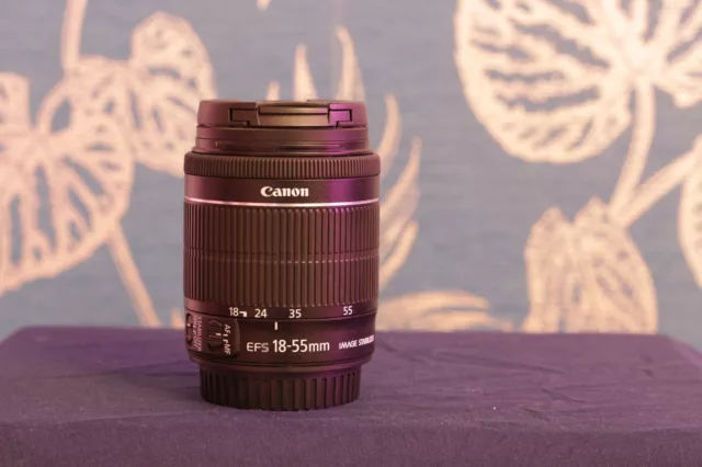 Canon EF-S 18-55mm f/3.5-5.6 IS STM Zoom Lens -Canon EF-S fit  Exc Cond