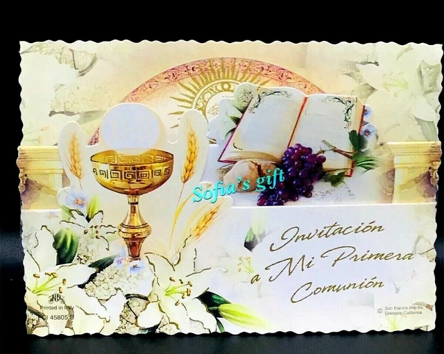 20 INVITACIONES DE Primera Comunion(Spanish First Communion Invitations