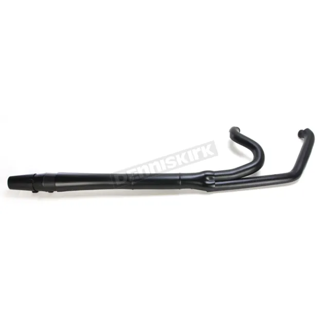 Thunderheader Black Long Style 2-Into-1 Exhaust System - 1074SB (no ship to CA)