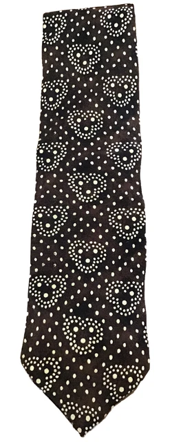 Avantgarde - Cravatta Nera O Blu A Puntini Bianchi Pois Cravattino Nero Bianco Italy Slim Tie, Colore: Blu ROSA - Foto 3