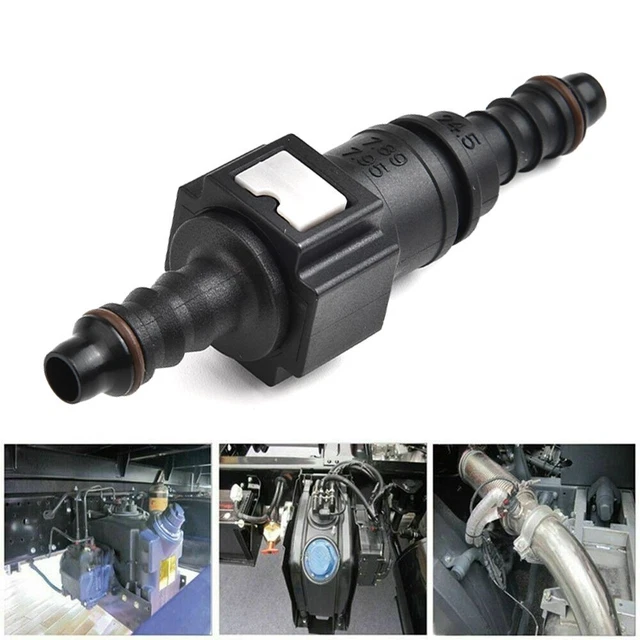 1set Fuel Line Hose Quick Release Connector SET For 6mm Nylon Hose 8mm Rubber