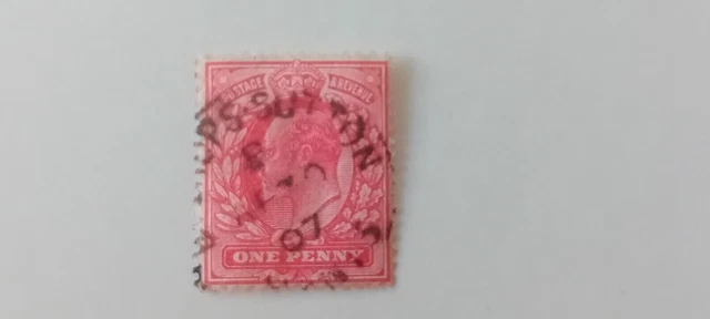 GB KEV11 1d Red - Bishops Sutton Hampshire Postmark