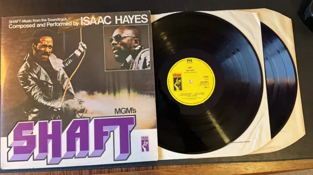 Isac Hayes ‘Shaft’ Music From The Soundtrack 12" Double Vinyl LP Stax