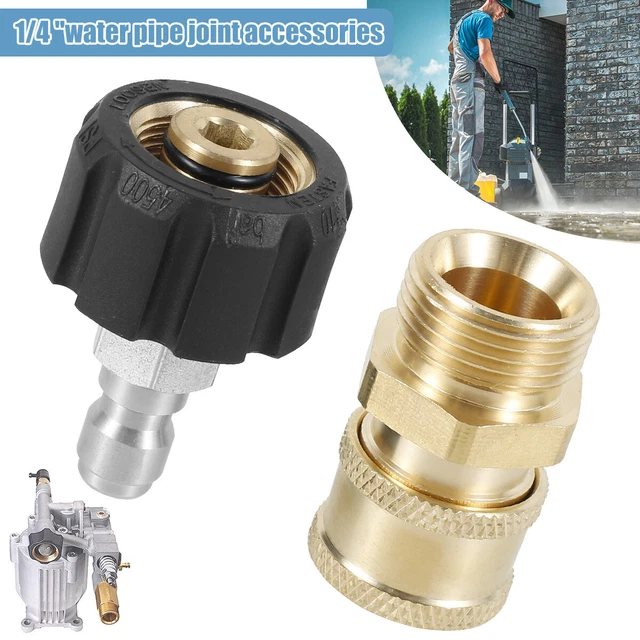 PRESSURE WASHER HOSE Connector Adapter Set Quick Connect Gun to Wand