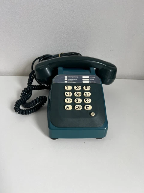 Telephone vert a cadran socotel S63 - Décoration