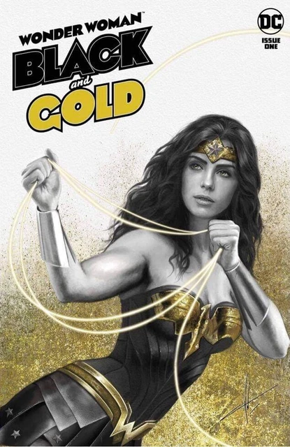 🚨🔥 WONDER WOMAN BLACK & GOLD #1 CARLA COHEN Trade Dress Variant LTD 3000