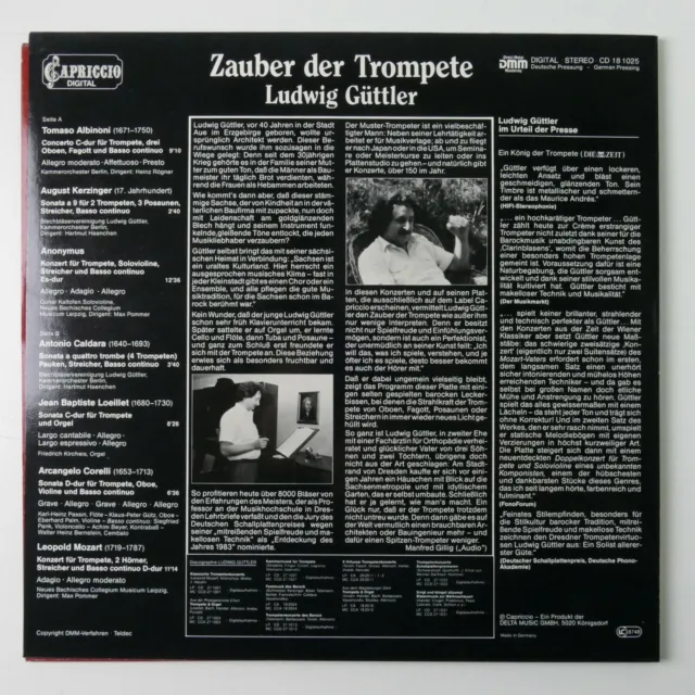 Zauber der Trompete Ludwig Güttler Capriccio LP4026