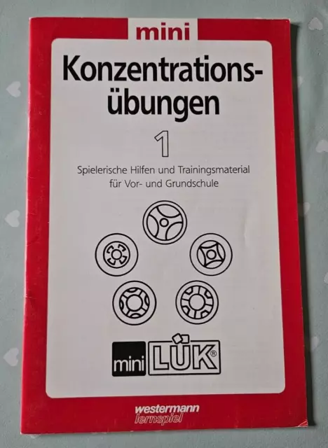 Mini Lück Heft Konzentrationsübungen 1