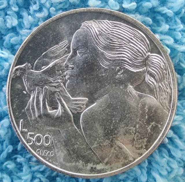SAN MARINO 500 lire 1973 KM#29 ARGENTO 0.835-11 gr. (SC)