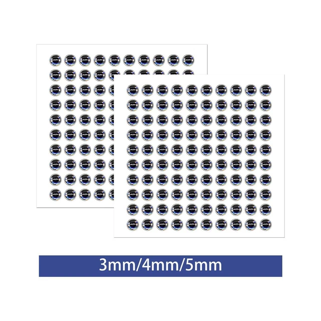 18 Autocollants Leurre Pêche Holographiques - Film Réfléchissant Argent - Appâts Flash