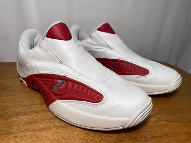 REEBOK MVP ALLEN Iverson I3 Red Slip On Basketball Sneakers Mens Size 13  $77.00 - PicClick