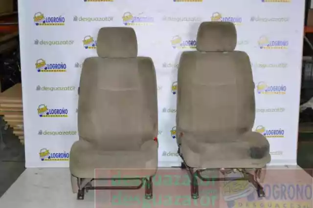 JUEGO juego asientos completo para TOYOTA LAND CRUISER PRADO TELA BEIGE 126374