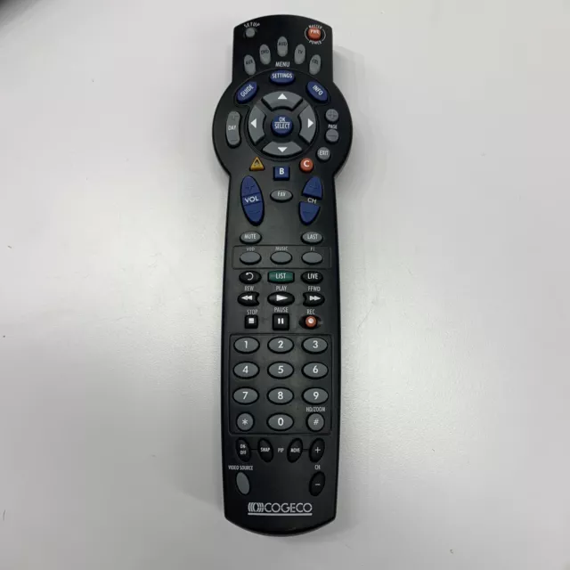 Cogeco TV Remote Motorola Universal Eastlink Shaw/Rogers (p#001)