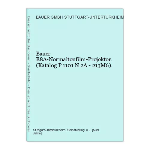 GRANJERO Proyector de cine con sonido estándar B8A Catálogo P 110 Granjero GMBH