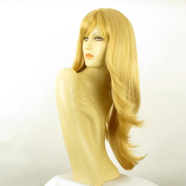 Parrucca donna lunga biondo chiaro dorato  AGNA LG26 2