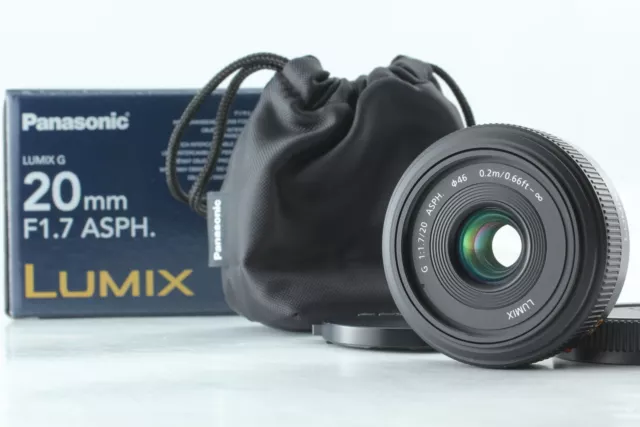 [MINT] Panasonic LUMIX G 20mm F/1.7 ASPH Lens H-H020 From JAPAN