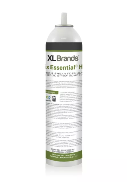 XL Brand Stix Essential RES Resilient Spray Flooring Adhesive 22  Oz Aerosol Can