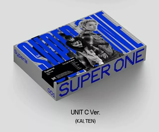 SuperM 1st Album [Super One] UNIT C Ver. CD+P.Book+Booklet+2p Card+F.Poster+Post