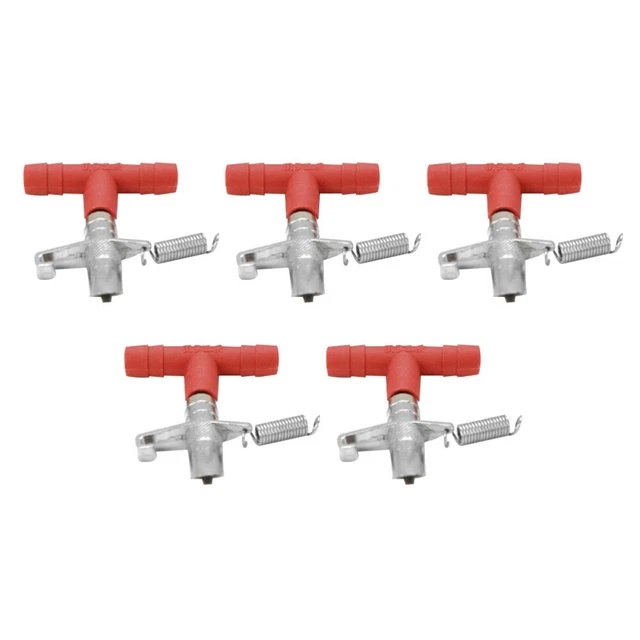 5 pz Alimentatore per acqua fontana coniglio gabbia per bere 3