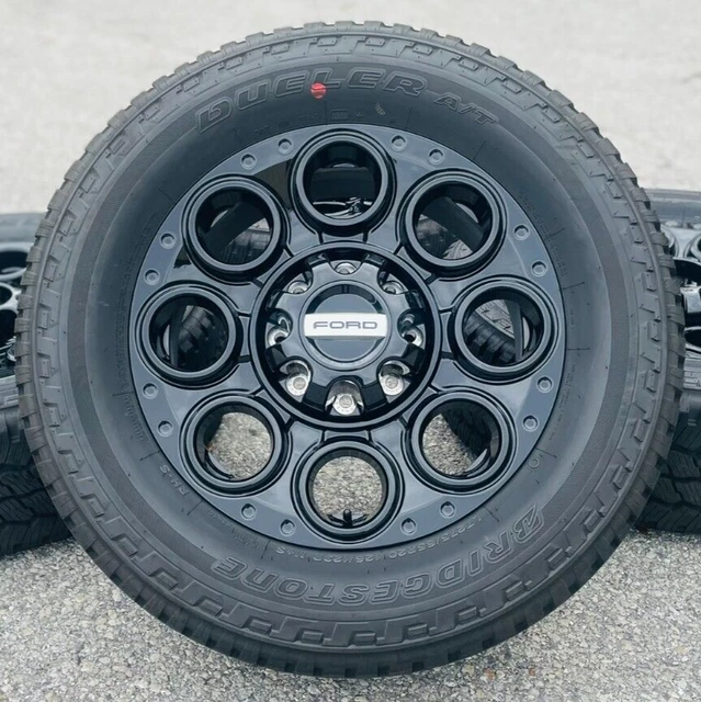 20& BLACK 2024 F250 F350 Wheels Rims Tires Factory Original Platinum