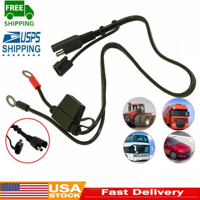 Battery Tender Terminal Ring Sae Connector Harness Charger Cable Extension Cord