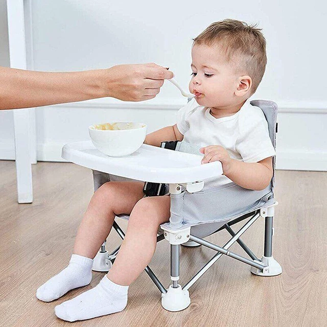 Baby Booster Seat Dining Chair Portable Travel Folding Kids with Feeding Chair