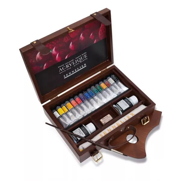 Coffret Acrylique Extra-Fine 15 Tubes 21Ml - Sennelier 2