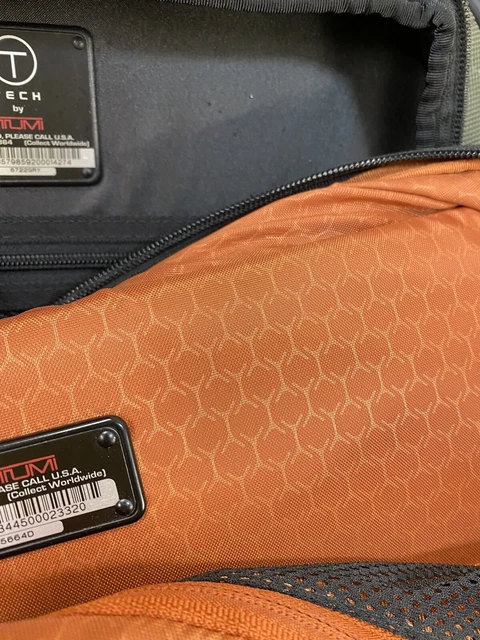 Used TUMI T-TECH Carry On Set 22” Suitcase 5722GRY & 5664D 18” Laptop Briefcase 8