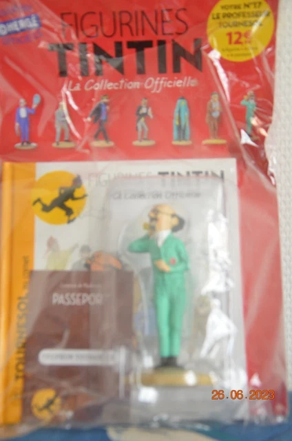 FIGURINE TINTIN LA collection officielle N°17 Tournesol au cornet EUR