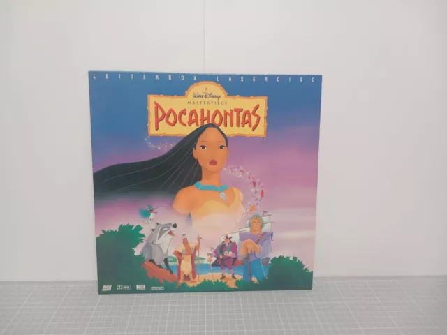 POCAHONTAS Laserdisc LD WIDESCREEN FORMAT NTSC Film Movie RARE WALT DISNEY!