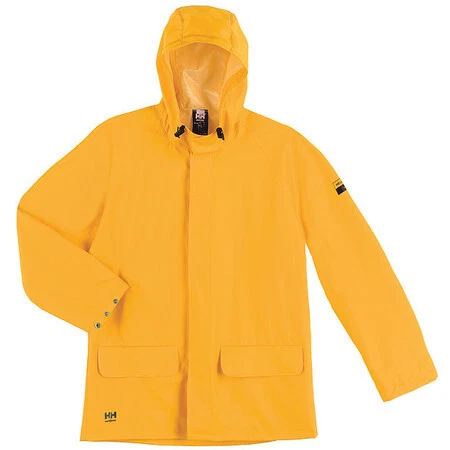 Helly Hansen 70129_310-Xs Rain Jacket,Pvc/Polyester,Yellow,Xs
