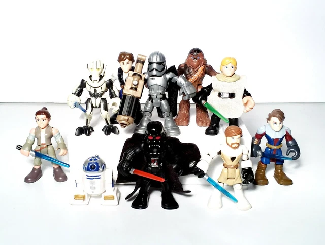 Playskool Star Wars Galactic Heroes Lot of 10 Captain Phasma R2-D2 Grievous