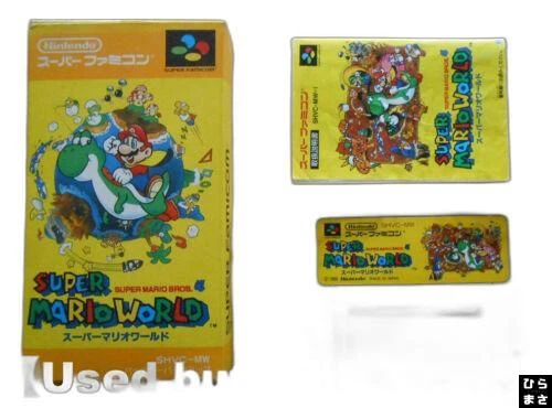 SUPER MARIO WORLD Super Famicom SFC SNES Complete JAPAN Import £47.77 ...